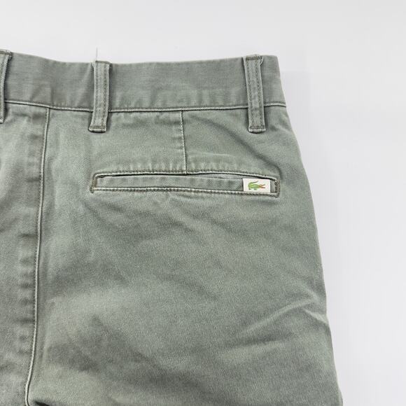 Lacoste Slim Fit Chino Pants Green Men’s Size 29x30 Stretch Cotton - Picture 5 of 5